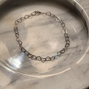 Sterling Silver .925 Heart Bracelet